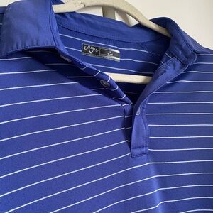 Callaway Athletic Sporty Polo Golf Shirt Preppy and Casual